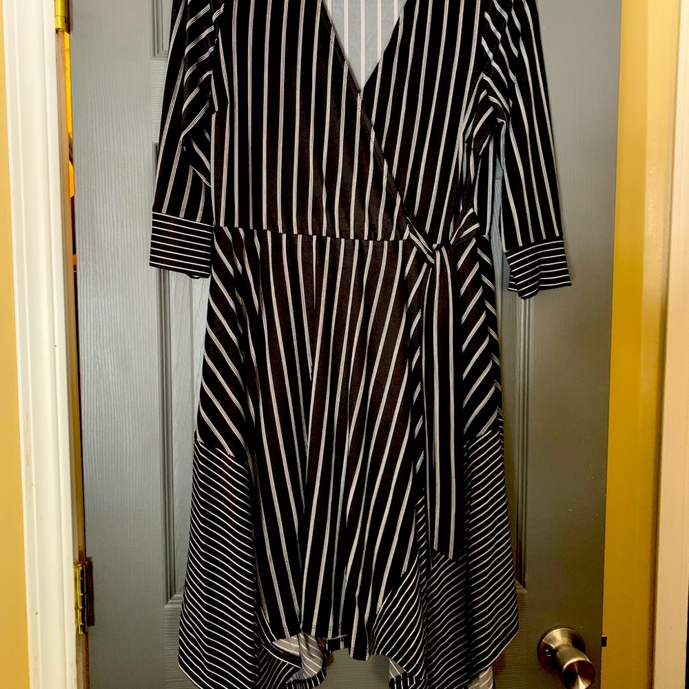 Fake wrap dress